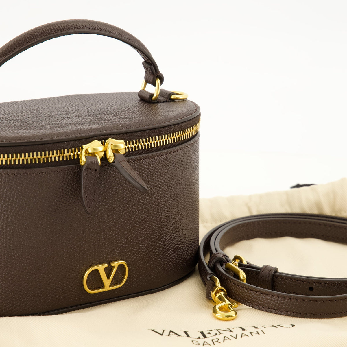 Cartera de cadena de piel VLogo