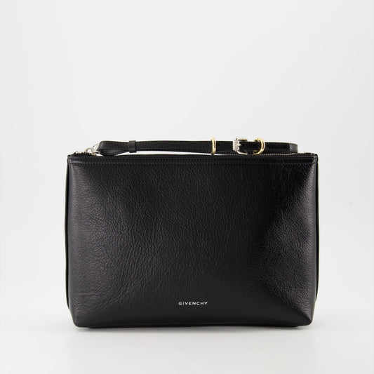 Givenchy, leather pouch, luxury accessories, Autumn-Winter 2024, elegant black clutch