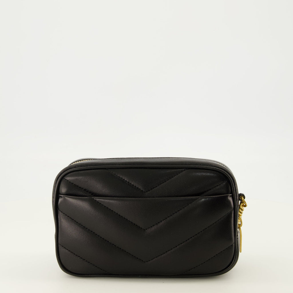 Mini Sac Loulou Kamera Schwarz