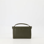 Brown leather bag, AMI Paris lunch bag, unisex leather accessory, stylish lunch bag, Spring-Summer collection