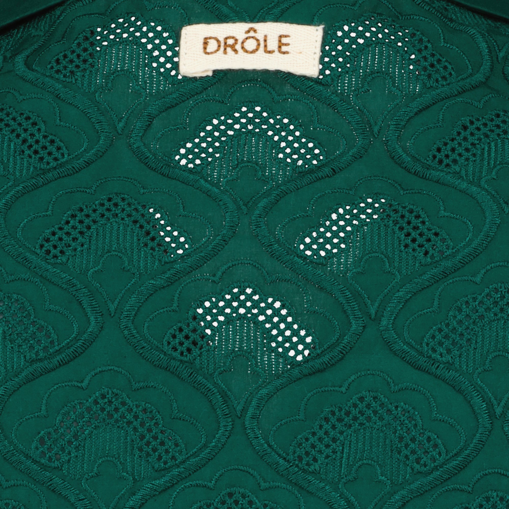 embroidered shirt, Drôle De Monsieur, cotton shirt, men's fashion, tapestry design