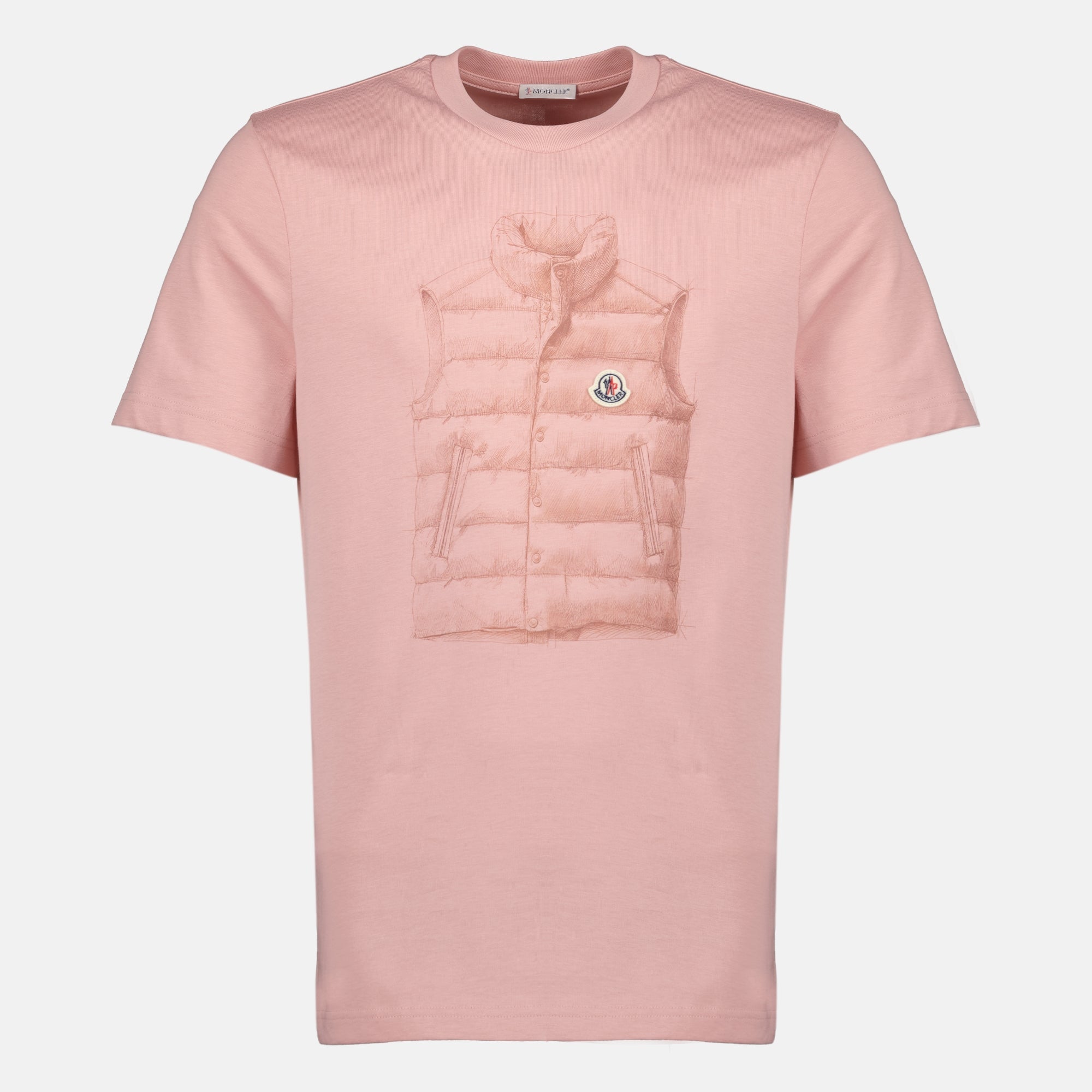 Pink Doudoune Print T-Shirt