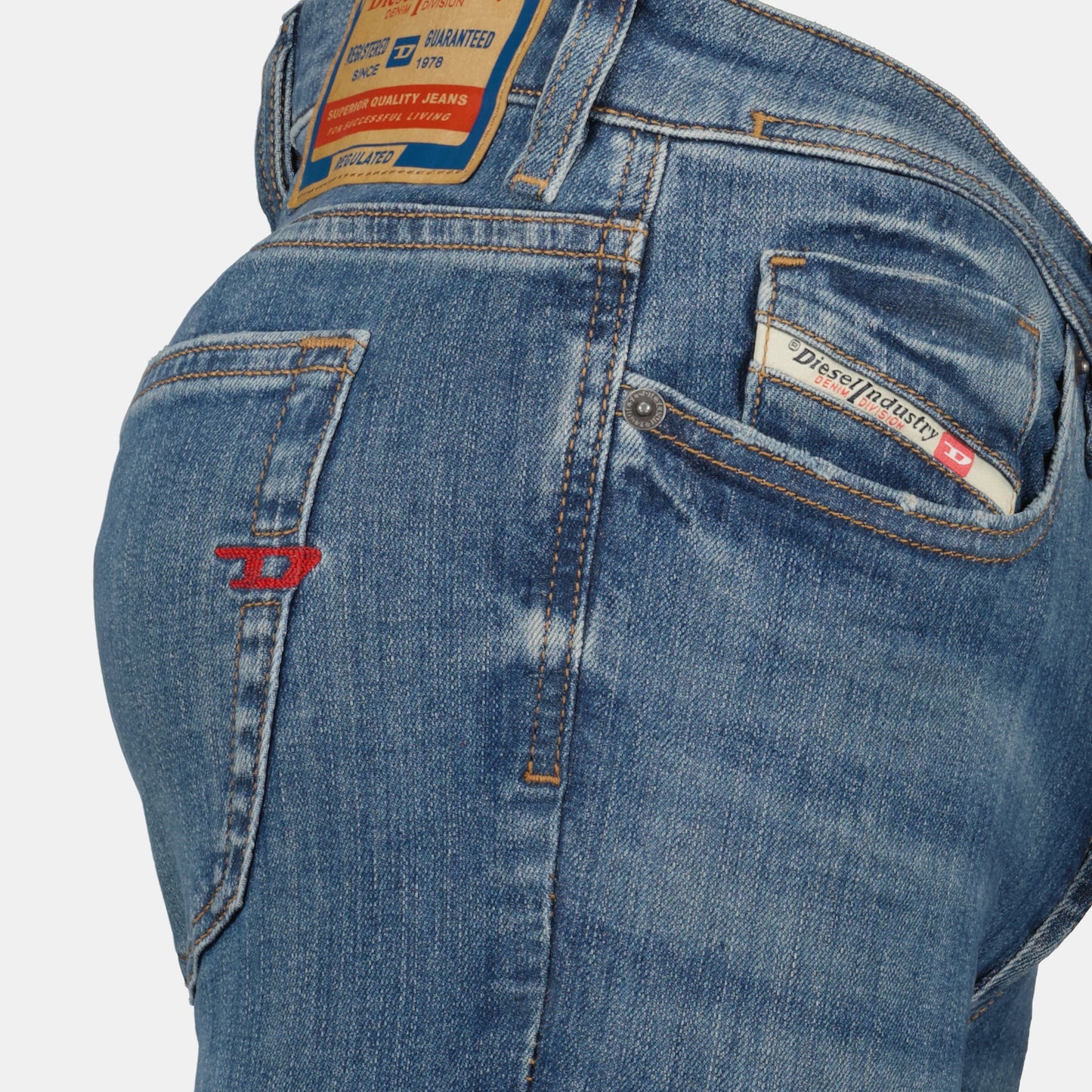 skinny denim jean, 1979 Sleenker, faded blue jeans, Diesel jeans, casual essential