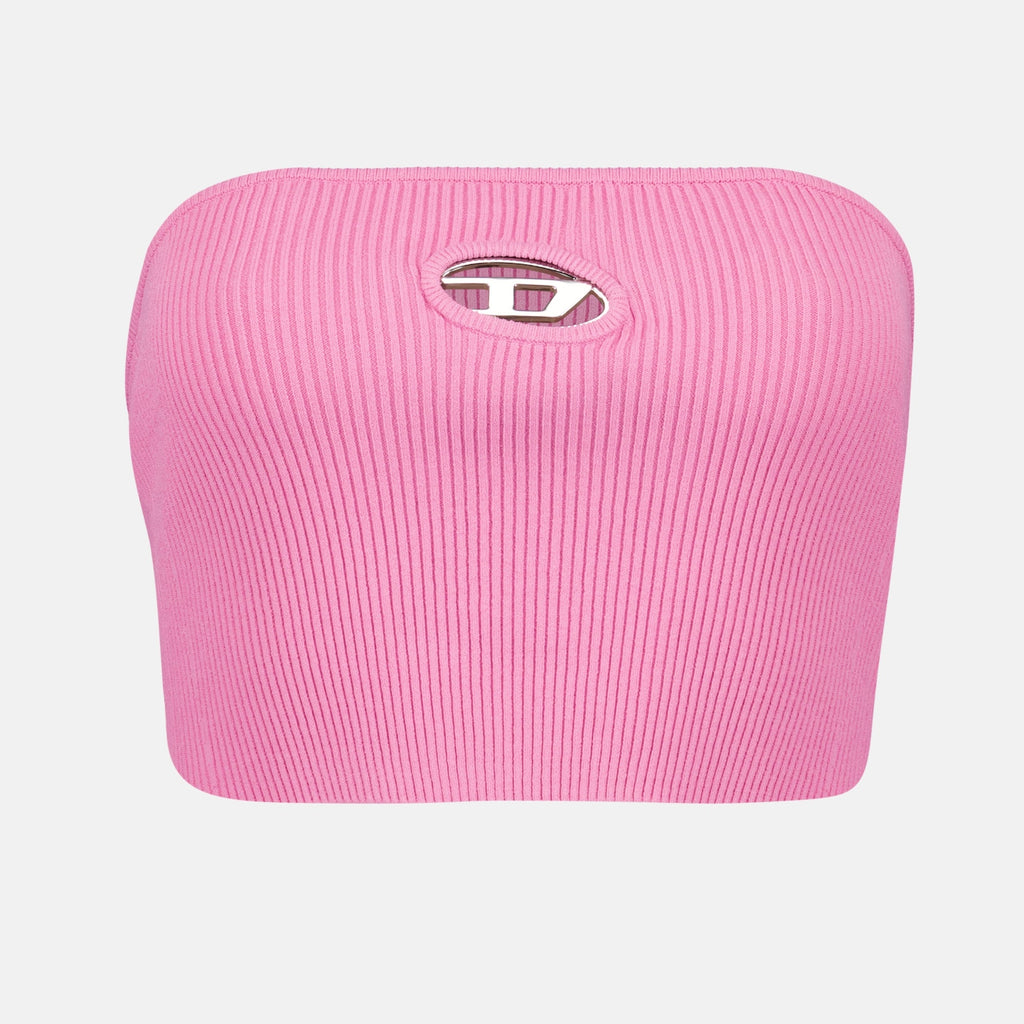 Crop-top, Diesel, Autumn-Winter 2024, Ribbed Jersey, Luxury Fashion