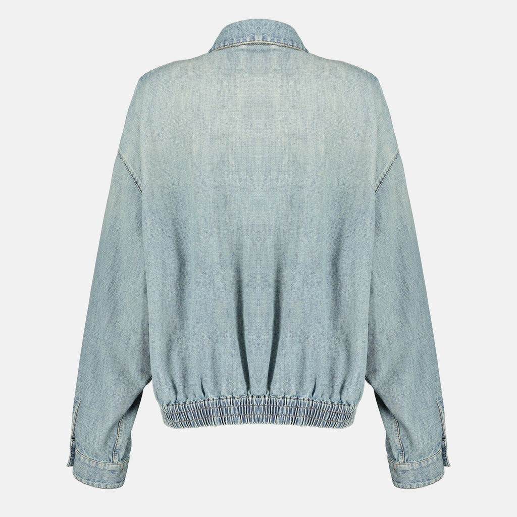 denim jacket, Miu Miu, blue jacket, Spring-Summer collection, women's outerwear