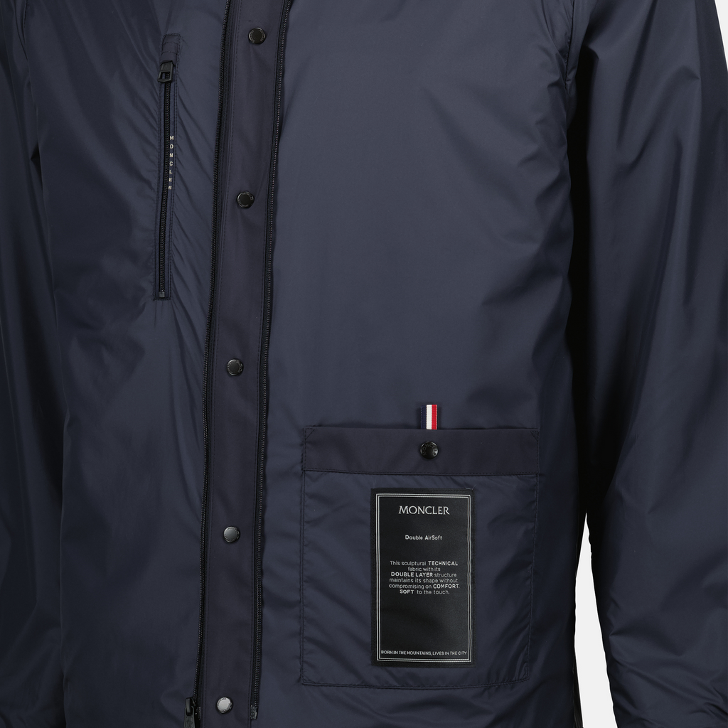 Bild des mehrlagigen Windbreakers Charve Blue von Moncler für Herren - Saison Frühjahr-Sommer 2025 - Detailansicht 12