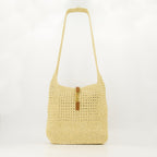 hobo bag, Saint Laurent, raffia bag, luxury accessories, designer handbag