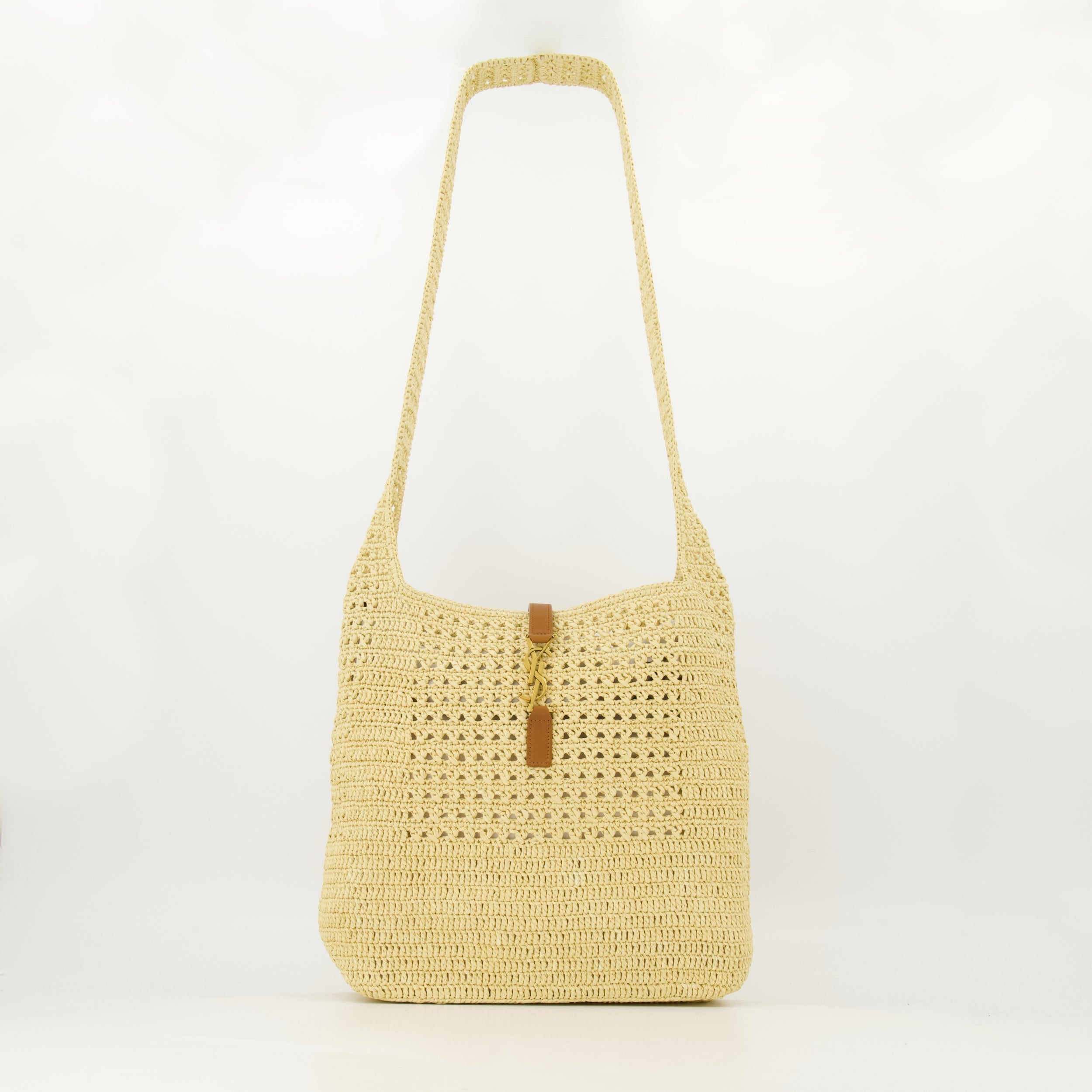 hobo bag, Saint Laurent, raffia bag, luxury accessories, designer handbag