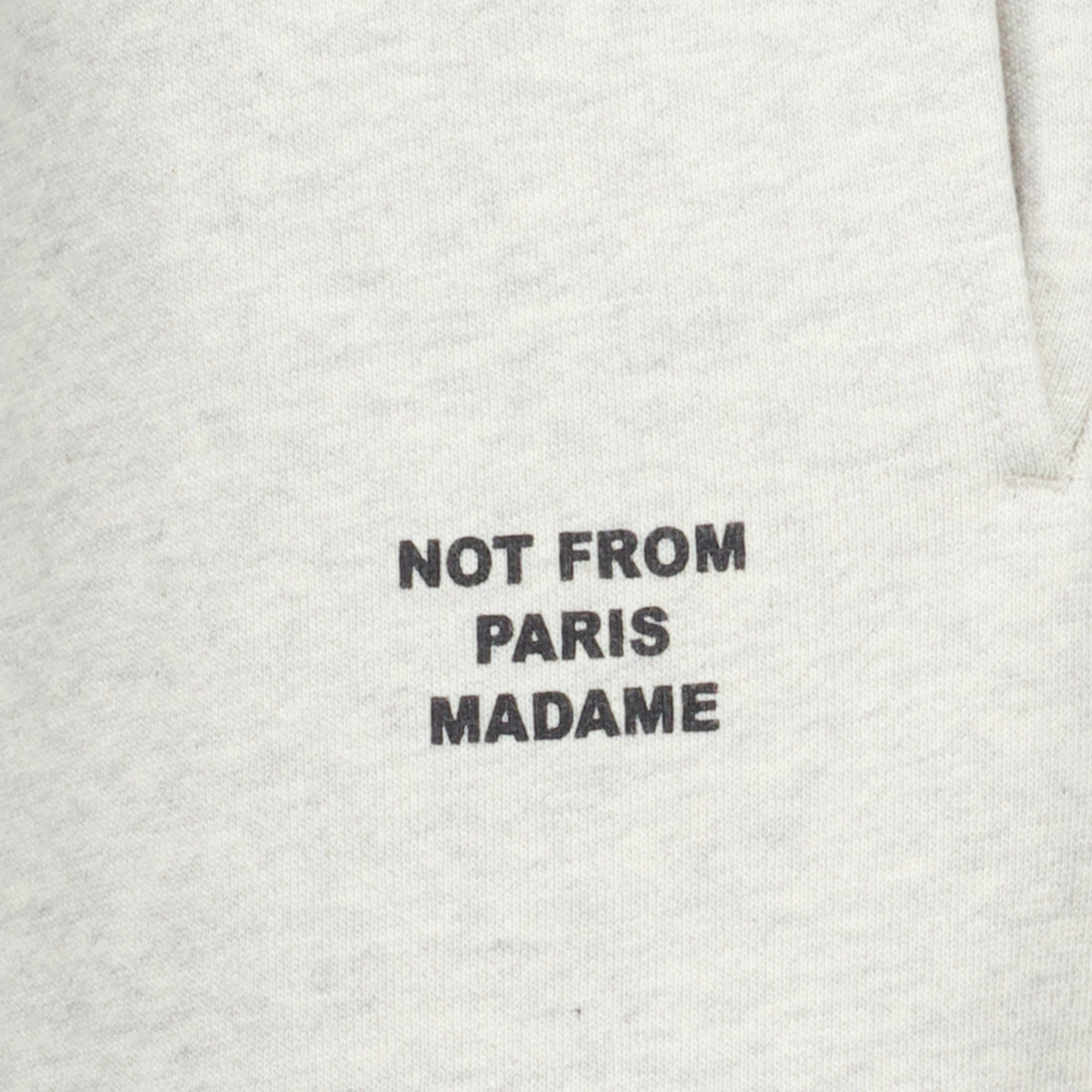 Pantalón de chándal de algodón Slogan