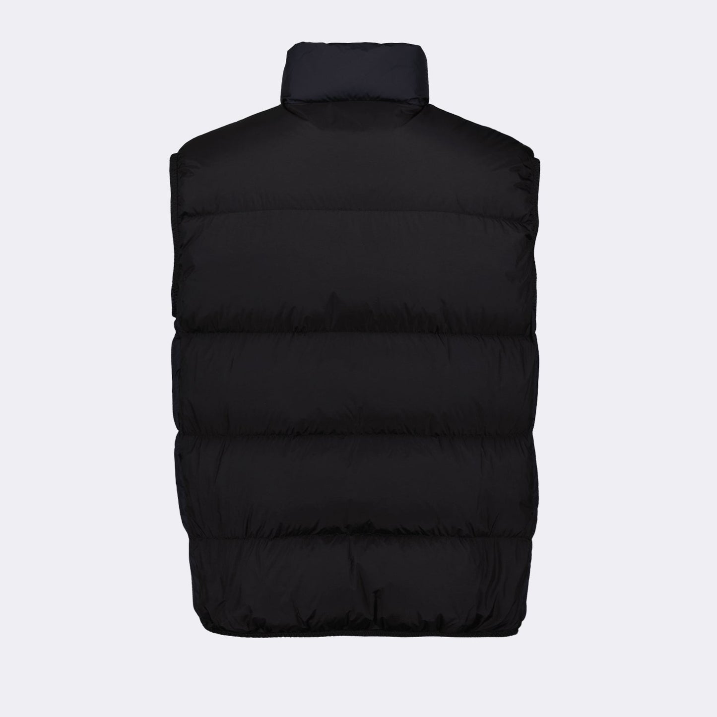 sleeveless jacket, nylon down jacket, grey jacket, Moncler outerwear, luxury men's fashion