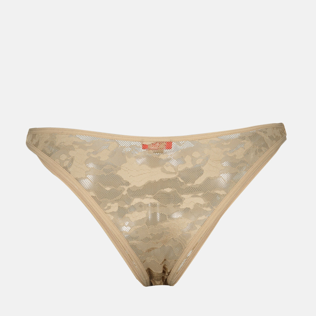 Lace Tanga, Beige Lingerie, Diesel Tanga, Women's Lingerie, Spring-Summer 2025