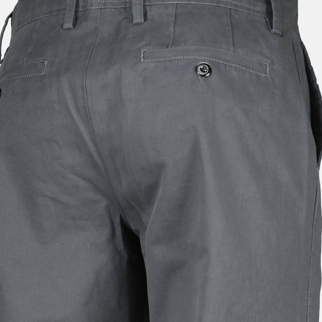 chino pants, Officine Générale, gray pants, straight cut chinos, cotton clothing
