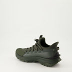 Trailgrip Lite sneakers, khaki sneakers, rubber tread sole, Moncler sneakers, luxury footwear