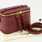 Image du Mini Vanity Bag Bordeaux par Fendi pour Femmes - Saison Printemps-Été 2026 - Détail Vue 1
