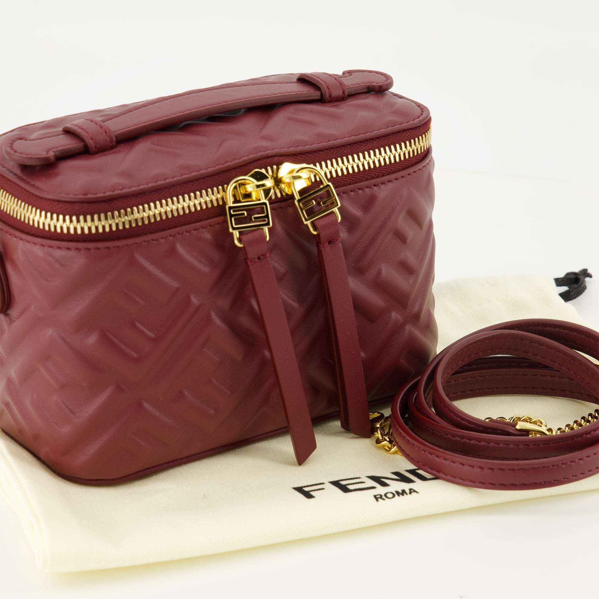 Mini Vanity Bag Bordeaux