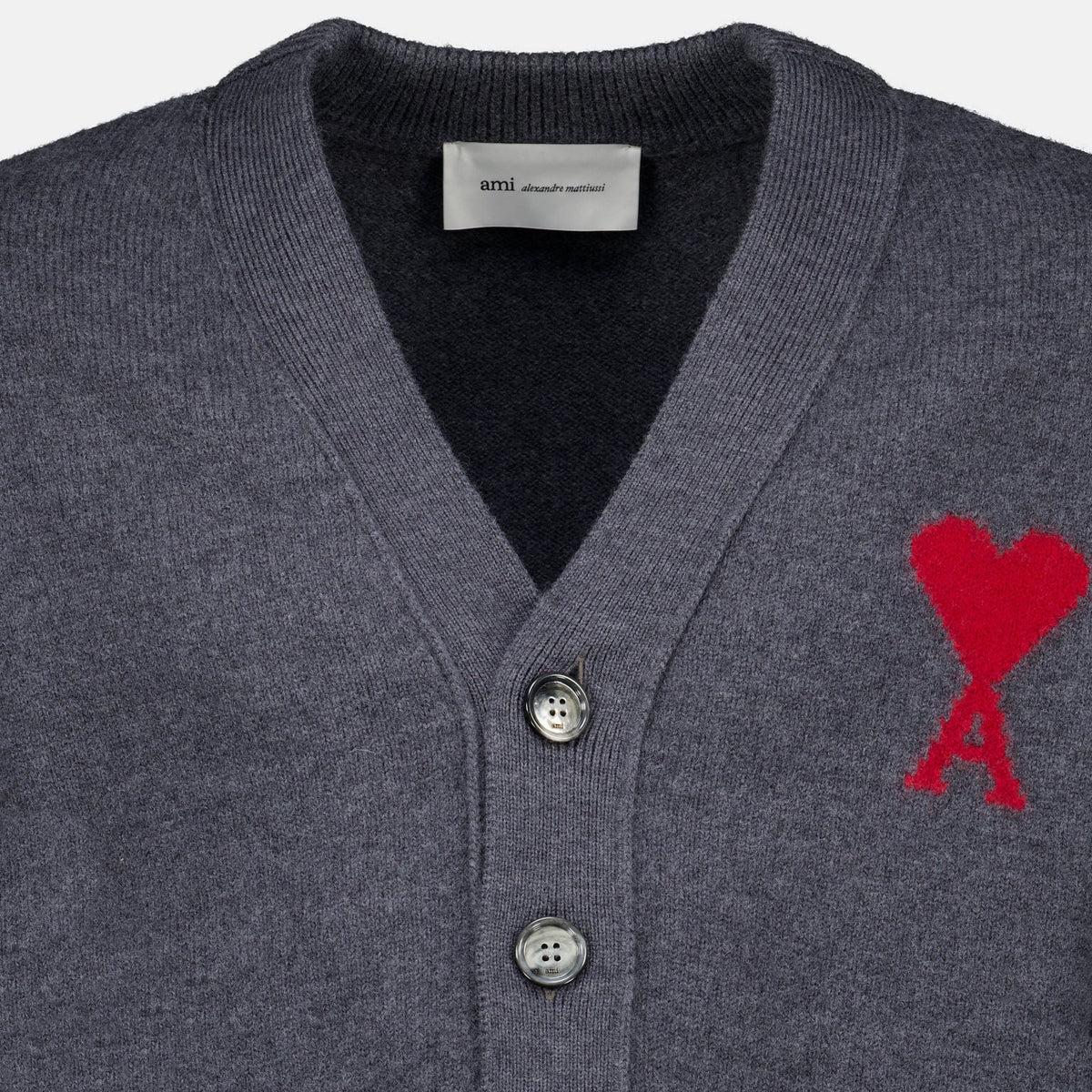Cárdigan de lana gris Ami de Coeur