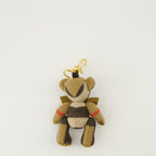 Image of Thomas Bear Check Keychain by Burberry for Women - Season Spring-Summer 2026 - Back View