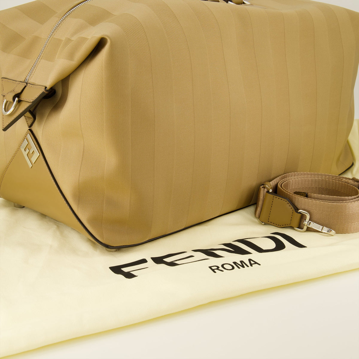 Borsa da Viaggio Lui 48 - Nylon Beige