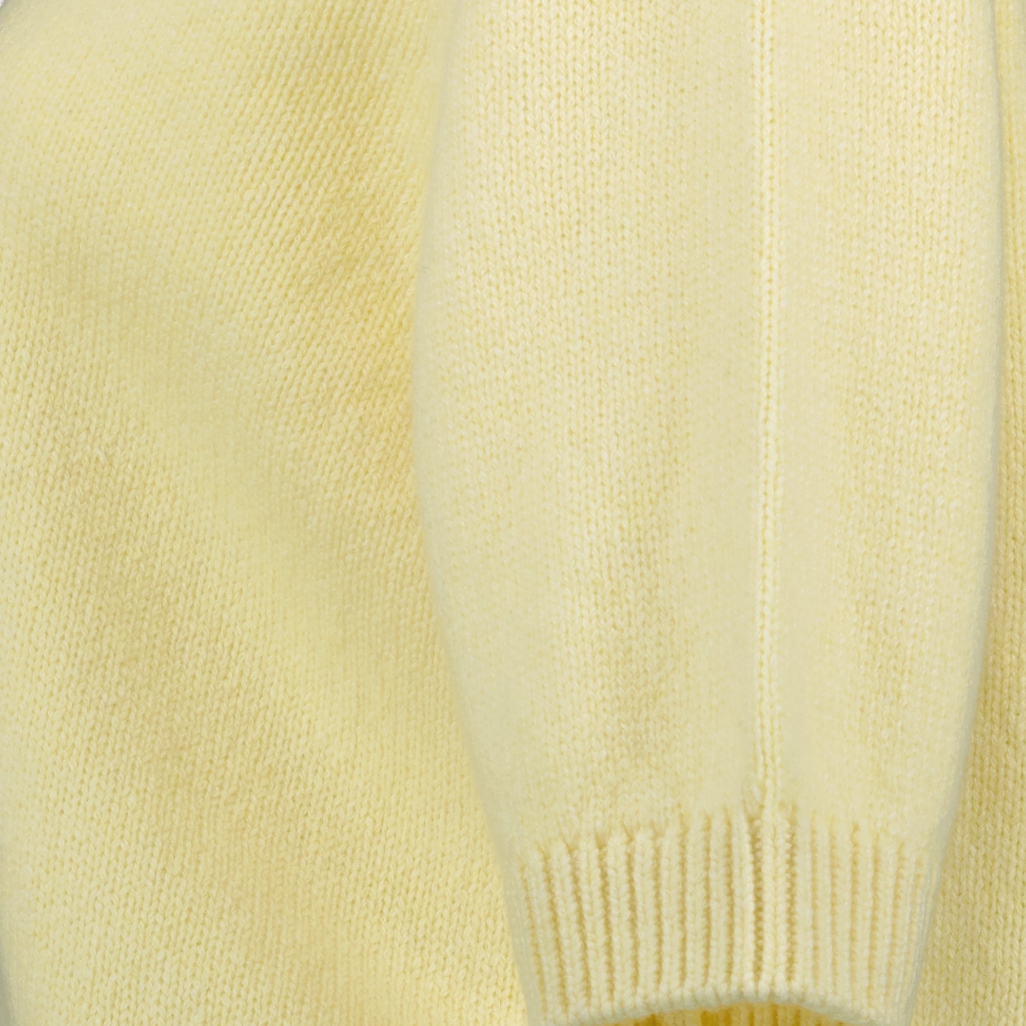 cashmere pullover, short sleeve sweater, yellow pullover, Khaite Davin, Spring-Summer collection