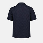 Moncler, short sleeve shirt, luxury shirt, monogrammed shirt, designer apparel