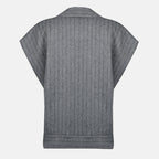 iro striped sleeveless jacket we in style iro women 15636491305340