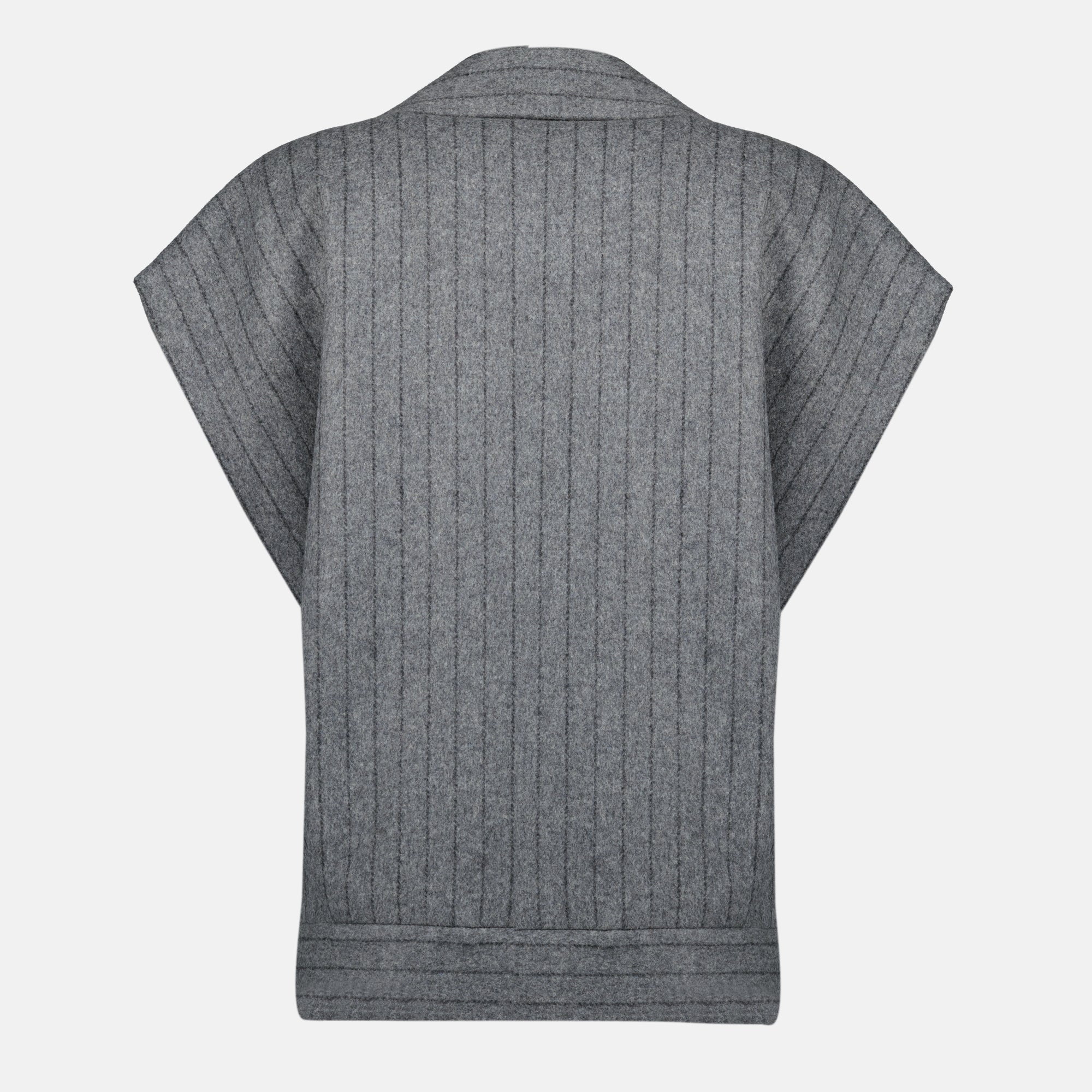 iro striped sleeveless jacket we in style iro women 15636491305340