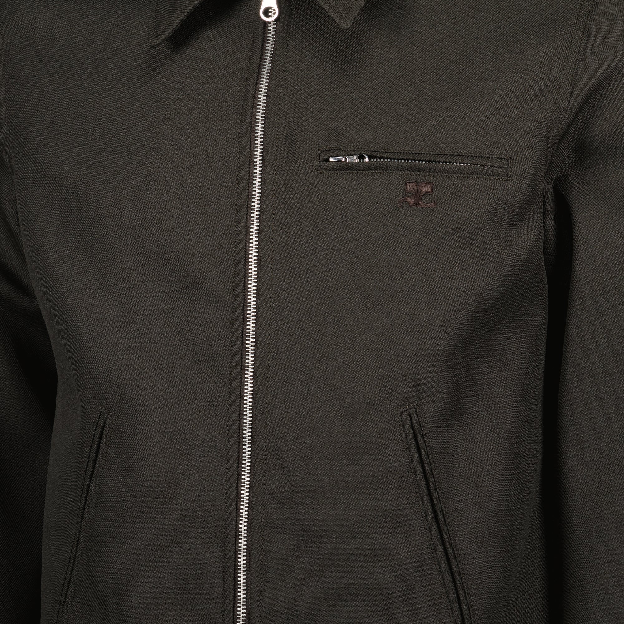 Braune Retro Signature Jacke