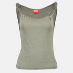 Image of Débardeur T-Twy Kaki by Diesel for Women - Season Spring-Summer 2026 - Front View