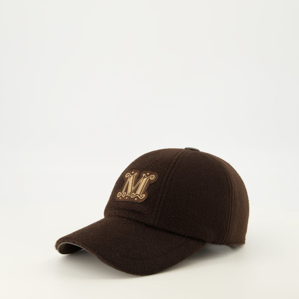 Gorra de cachemira marrón