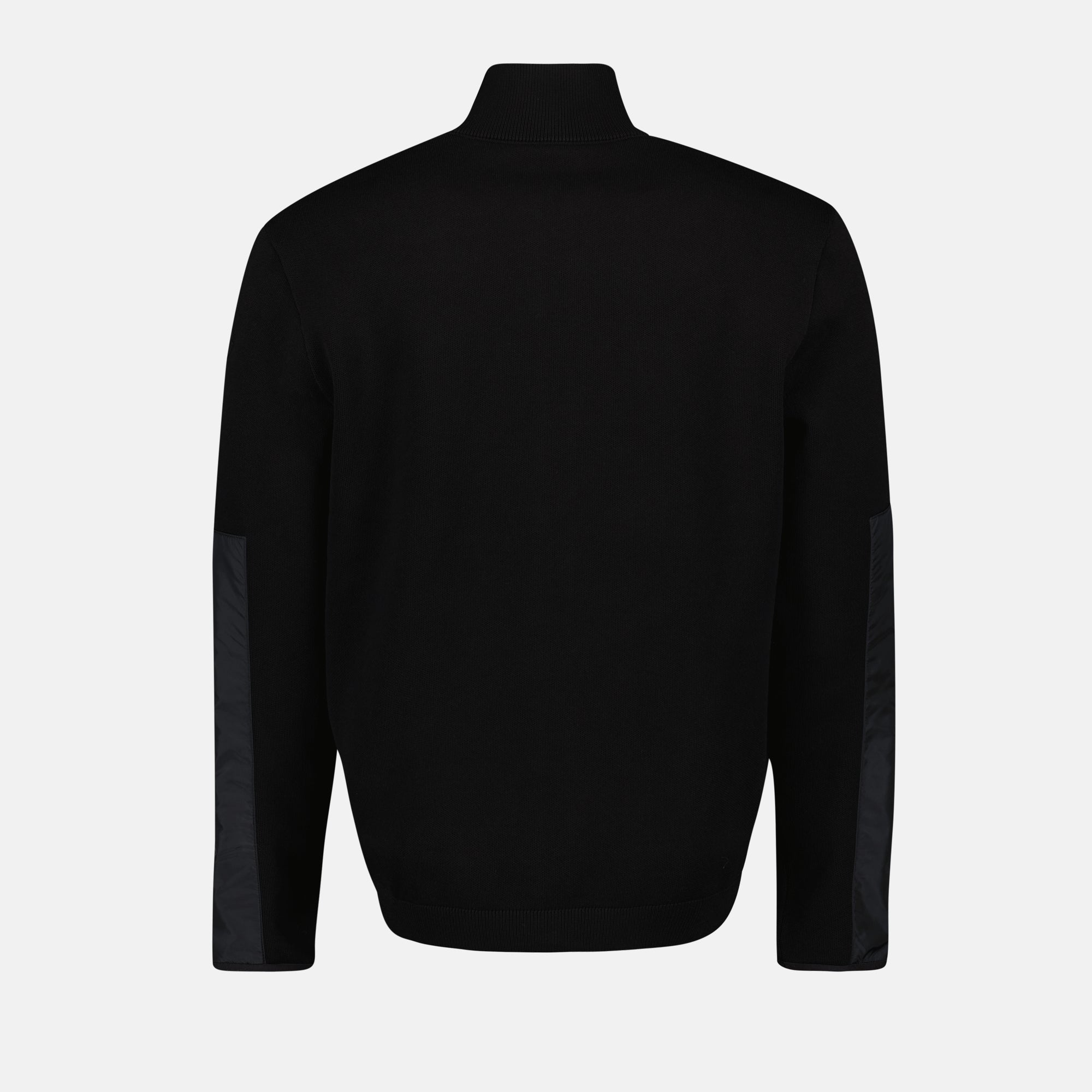 몽클레르의 유니섹스용 블랙 코튼 지퍼 재킷 이미지 - 2024 가을-겨울 시즌 - 상세 보기 2