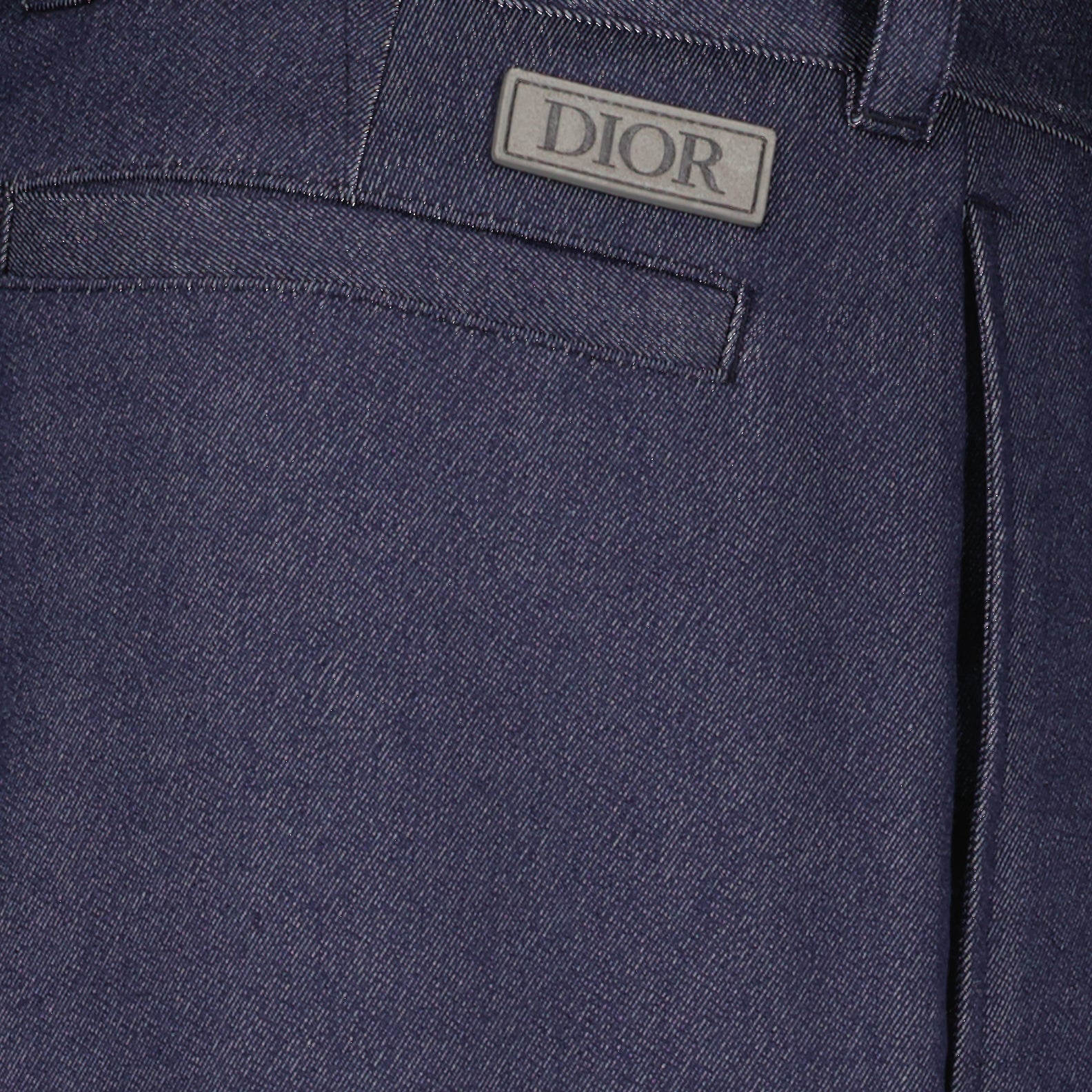 Bilde av Plisserte Kasmir Bukser fra Dior for Menn - Sesong Høst-Vinter 2024 - Detaljvisning 1
