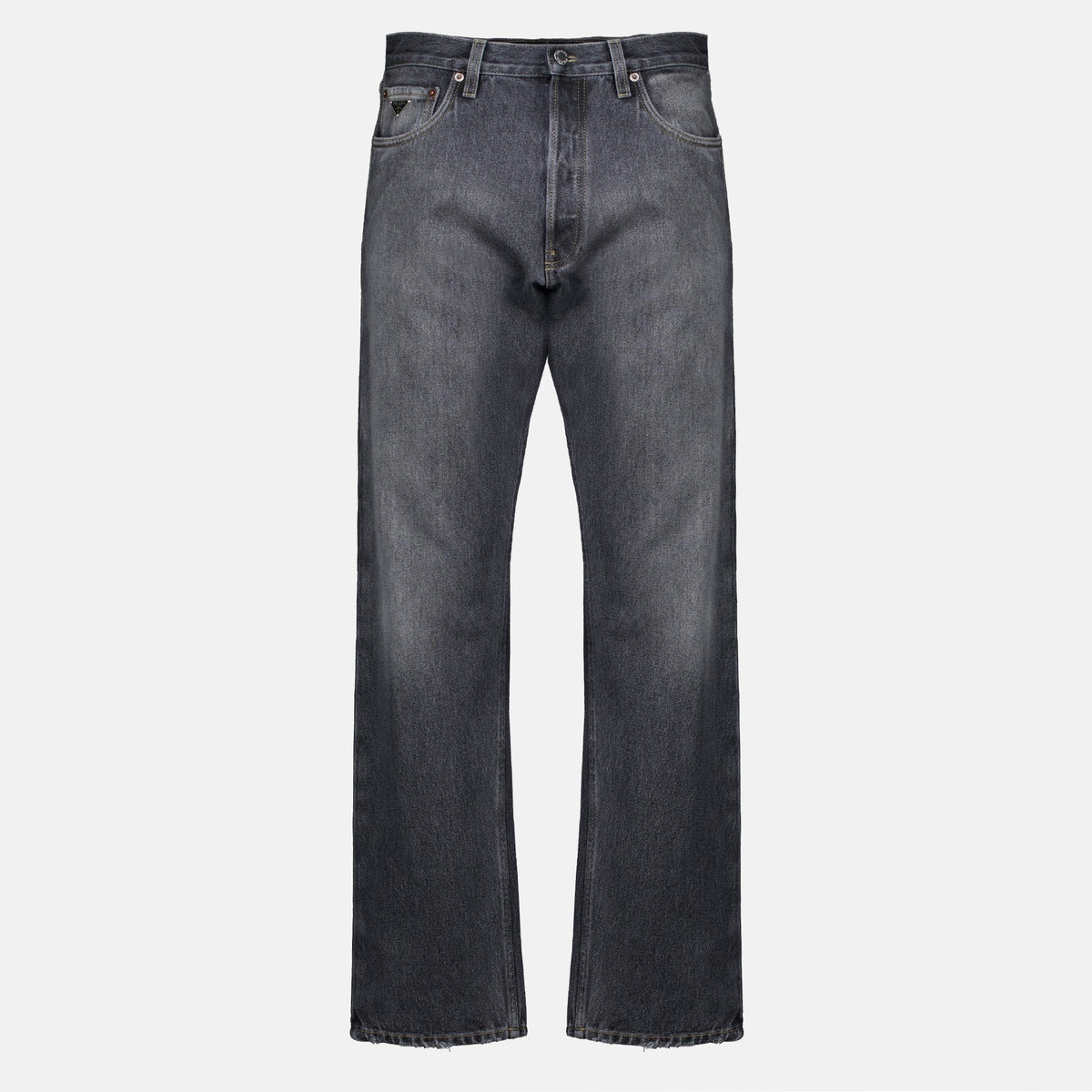 Denim Jean with Triangle Logo