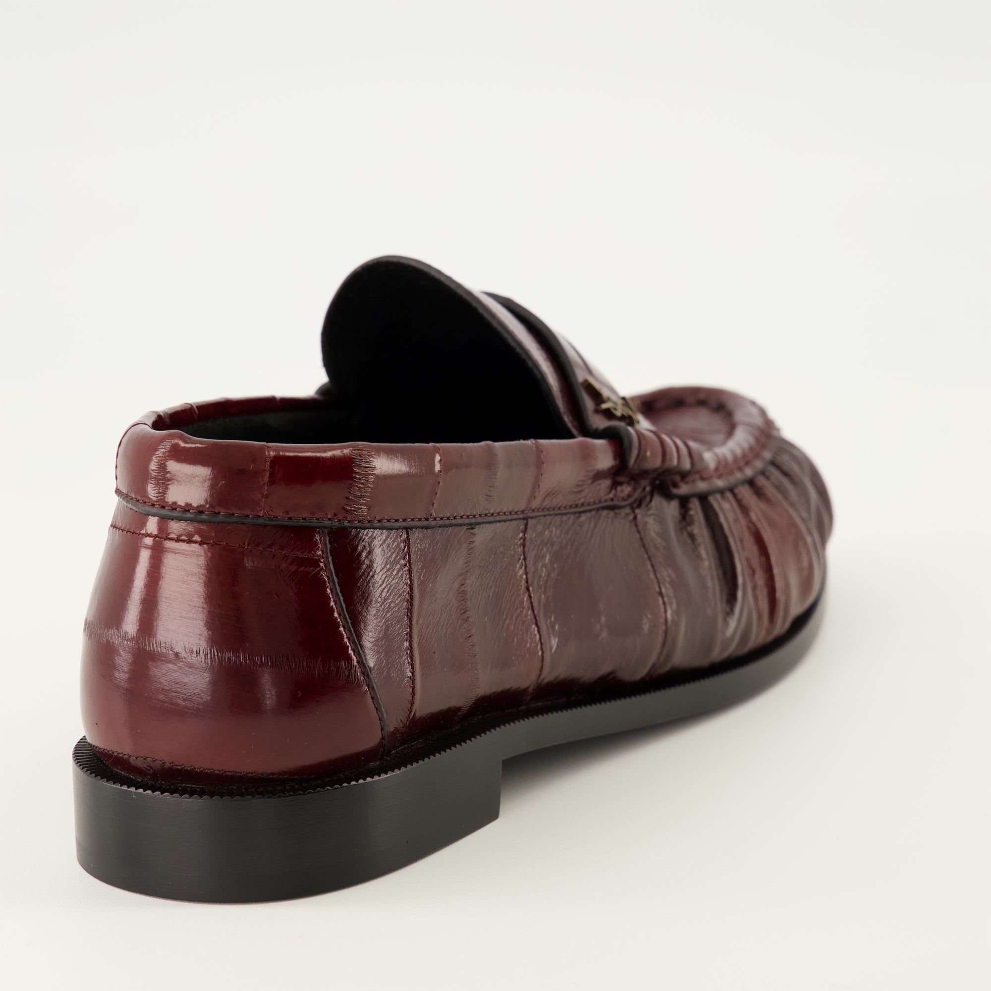 bordeaux moccasin loafers saint laurent women 15618306146684