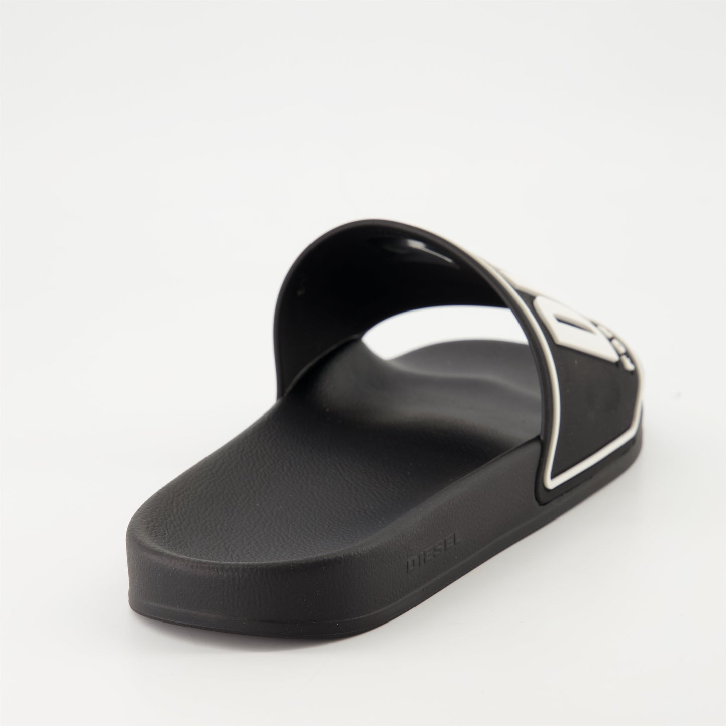 luxury slides, black slides, designer footwear, Diesel Autumn-Winter 2024, comfortable molded sole