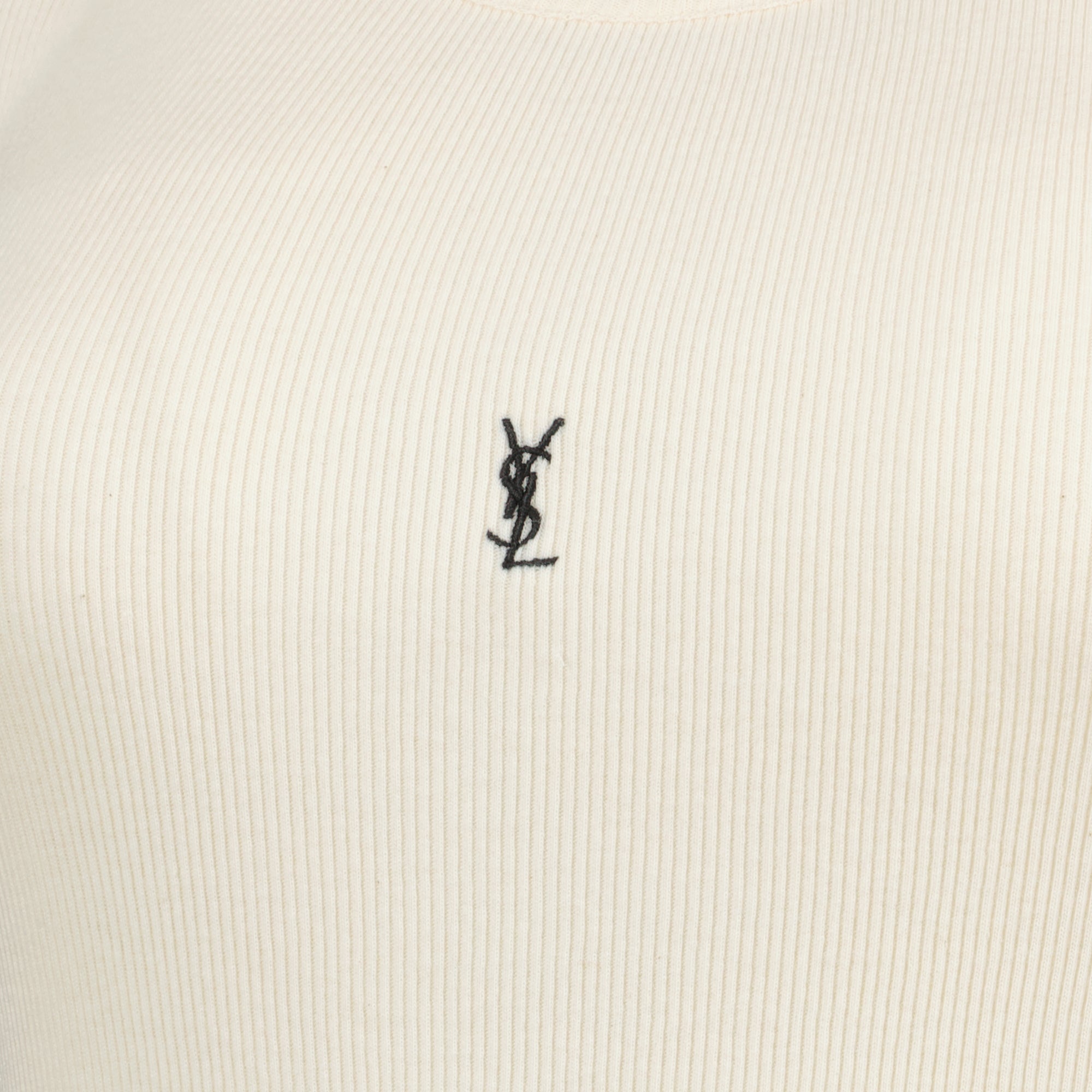 Bilde av Cassandre beige tank topp av Saint Laurent for kvinner - Sesong Vår-Sommer 2026 - Detaljvisning 1