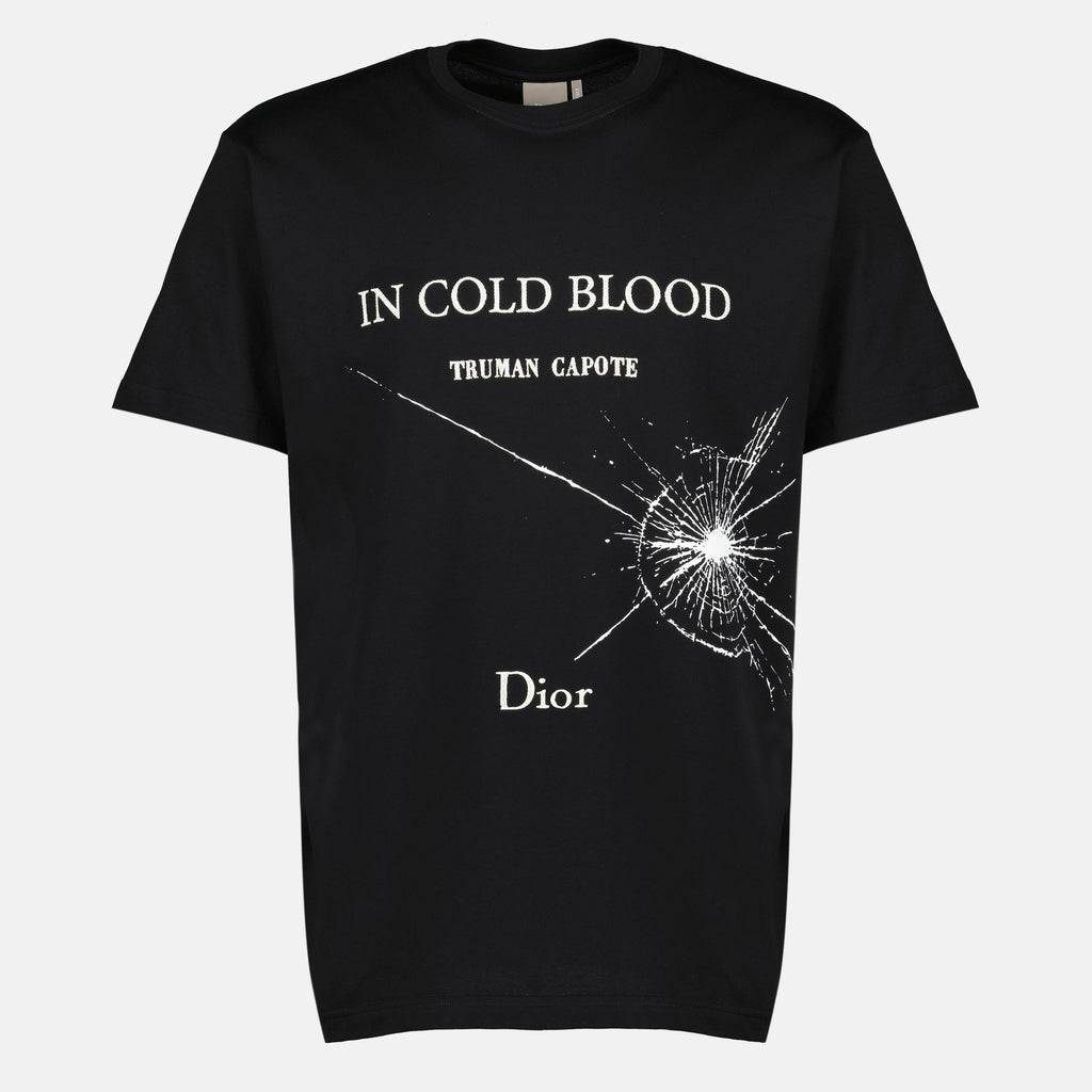 T-shirt brodé Black Book Cover