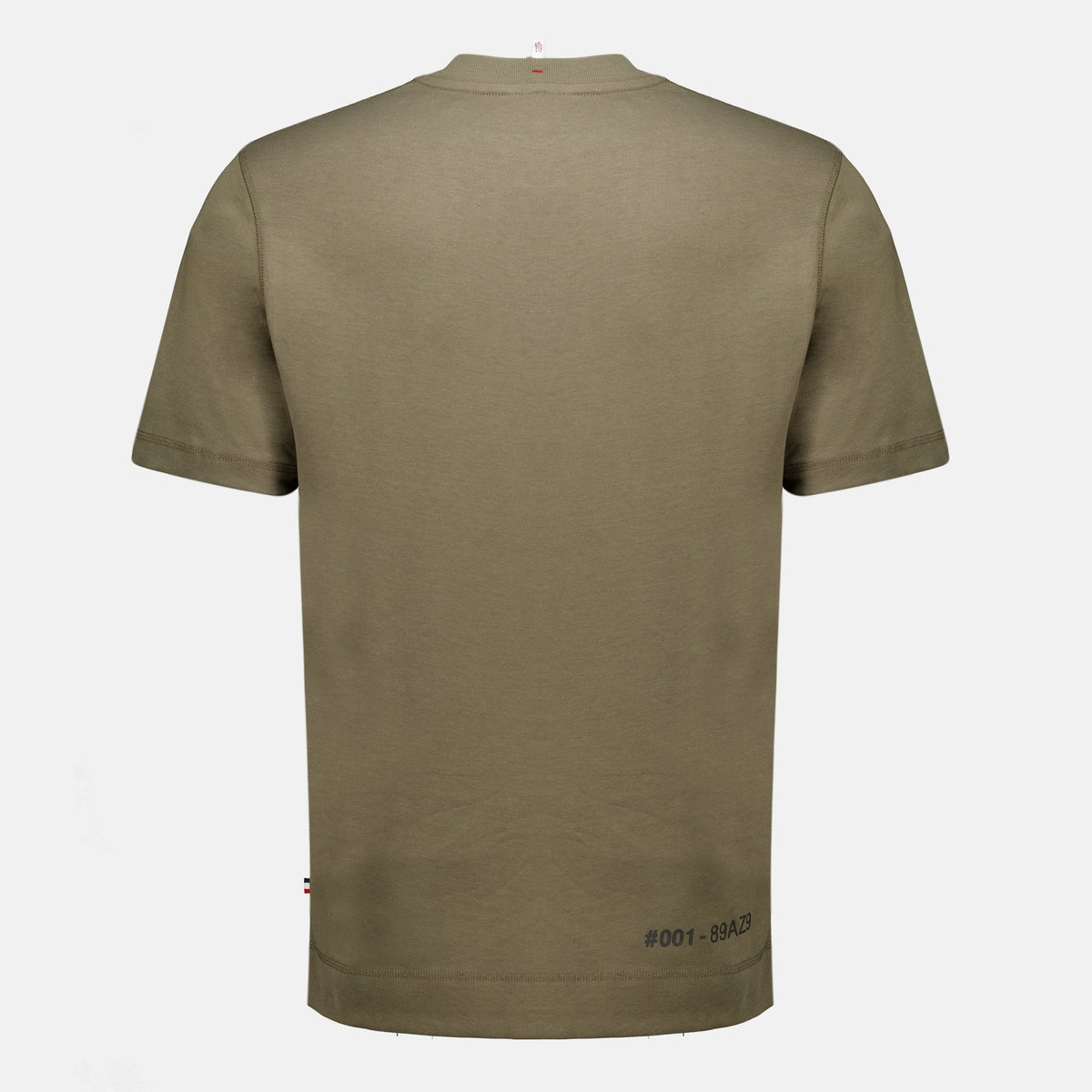 T-shirt de jersey de algodão caqui