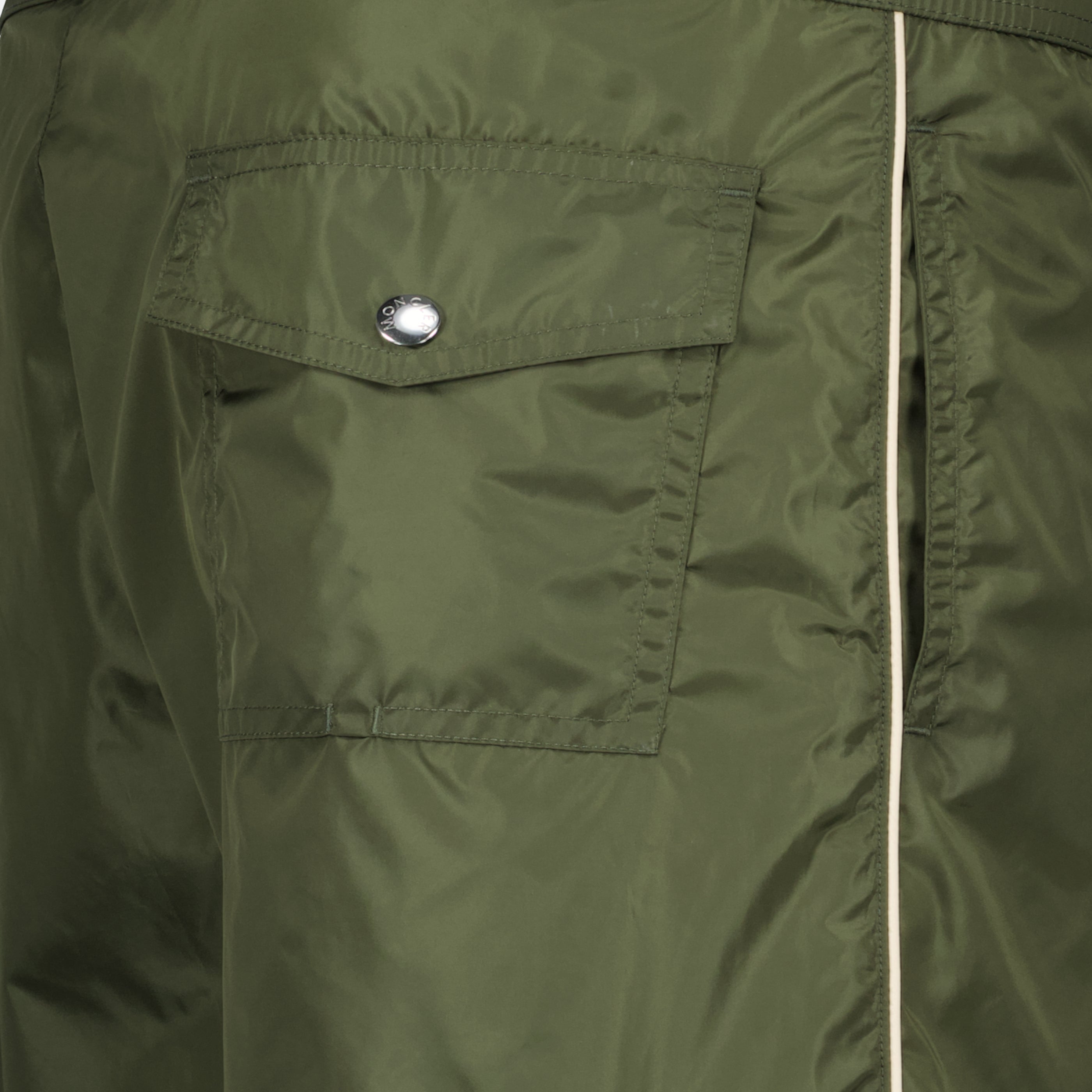 Kaki Nylon Swim Shorts