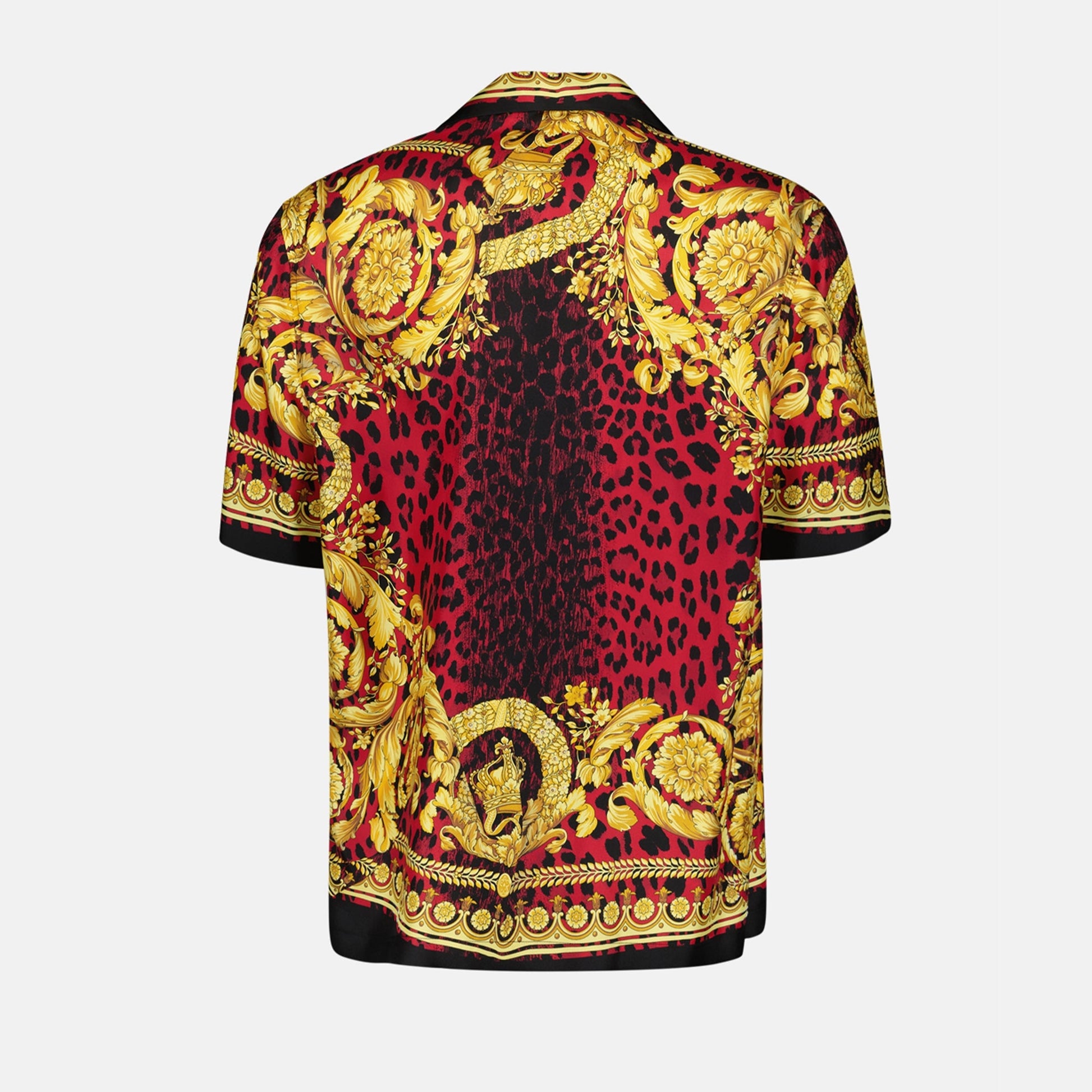 Silk Shirt, Versace, Barocco Print, Luxury Fashion, Autumn-Winter Collection