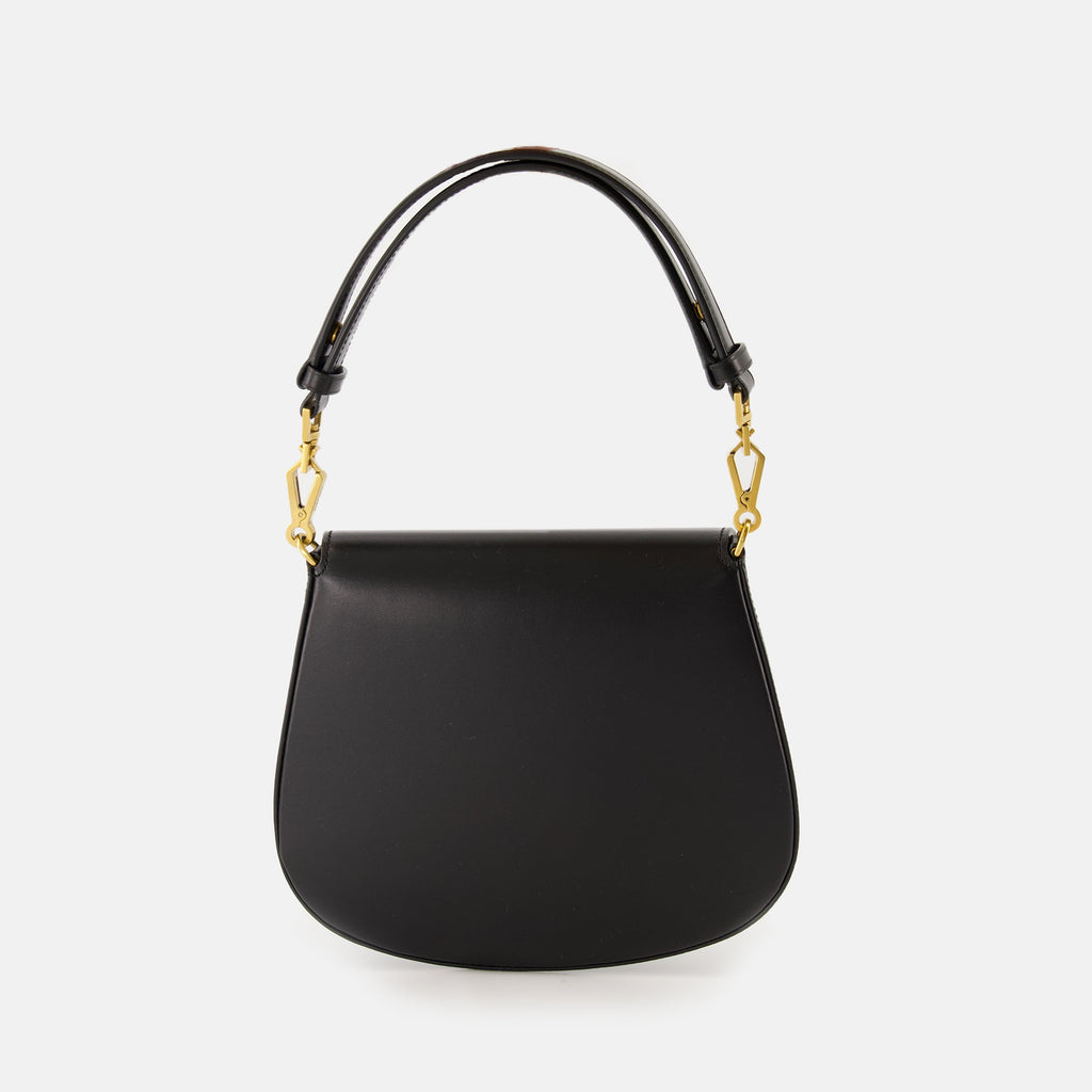 Image of Le Mini Sac Voltaire Noir by Saint Laurent for Women - Season Autumn-Winter 2025 - Back View