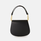 Image du Mini Sac Voltaire Noir de Saint Laurent pour Femmes - Saison Automne-Hiver 2025 - Vue de Dos