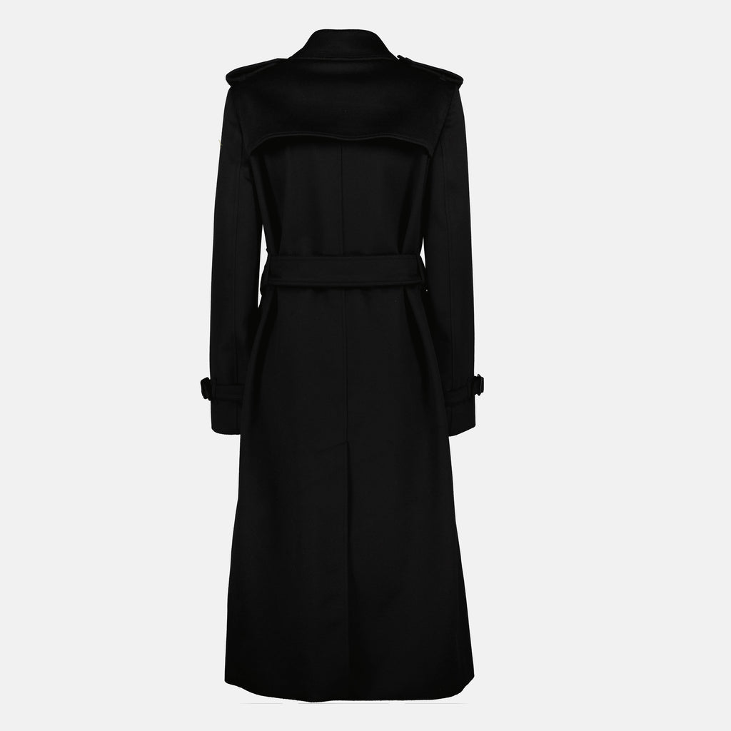 Imagen del Trench Coat Largo Kensington de Burberry para Mujeres - Temporada Otoño-Invierno 2025 - Vista Trasera