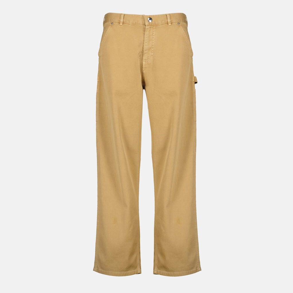 Image of Beige Cargo Pants by Moncler for Men - Season Spring-Summer 2026 - Front View