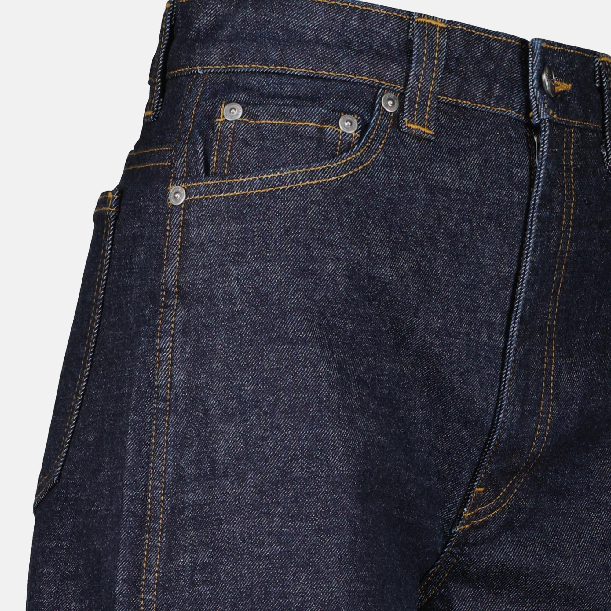 Khaite Flare Jean, High Waist Denim, Navy Flare Pants, Five Pocket Jeans, Womens Denim Fashion