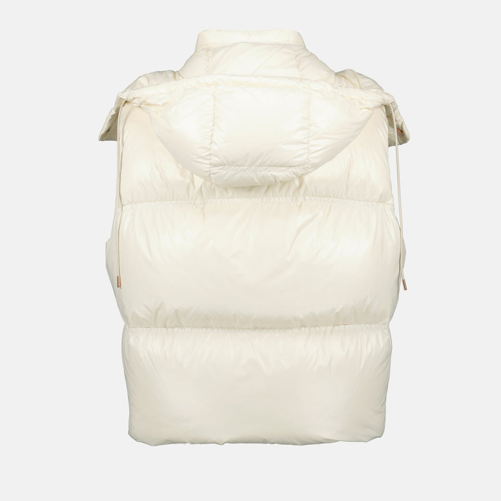 Moncler, Pario, sleeveless puffer, women's outerwear, nylon jacket