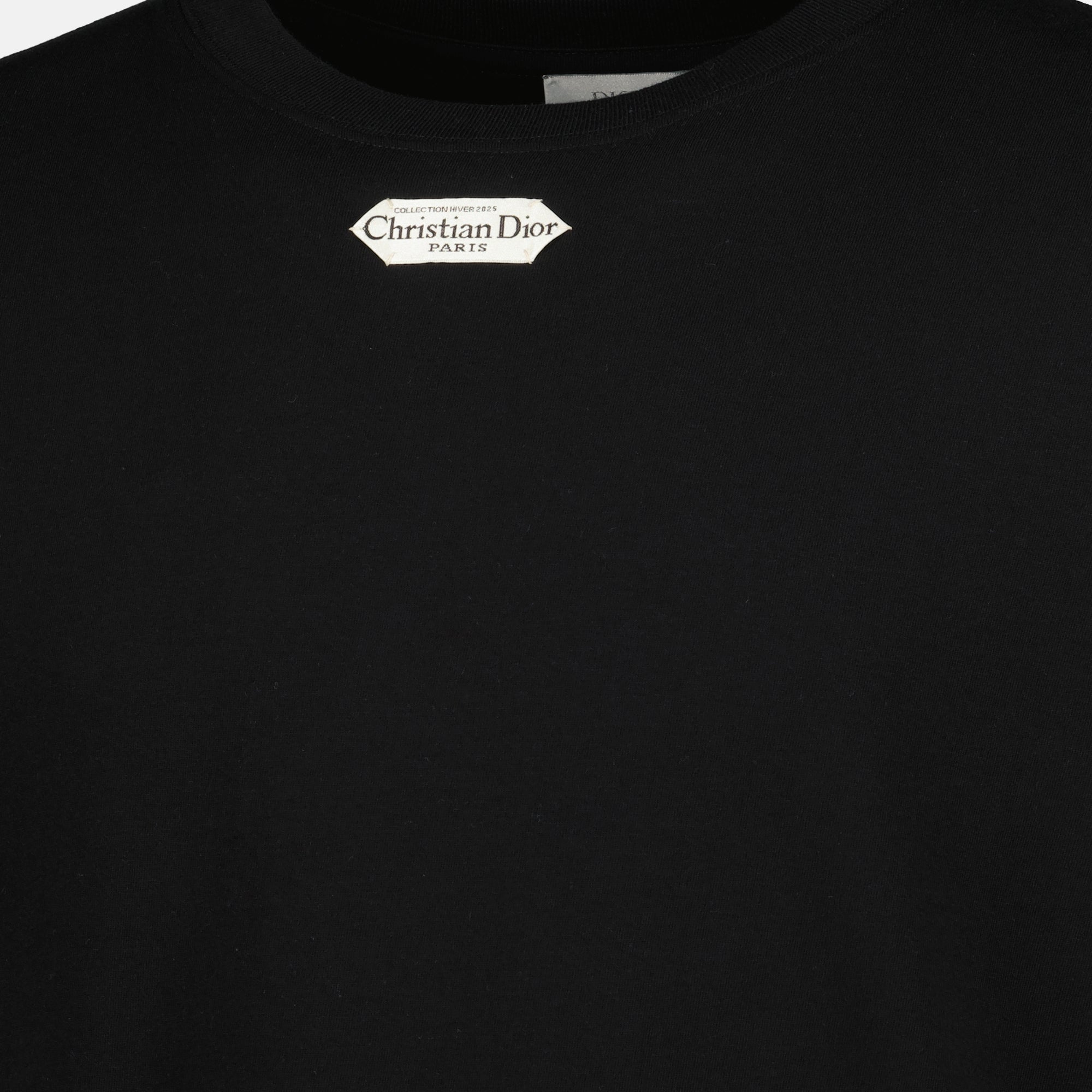 Dior T-Shirt, Black Label T-Shirt, cotton t-shirt, luxury fashion, designer clothing