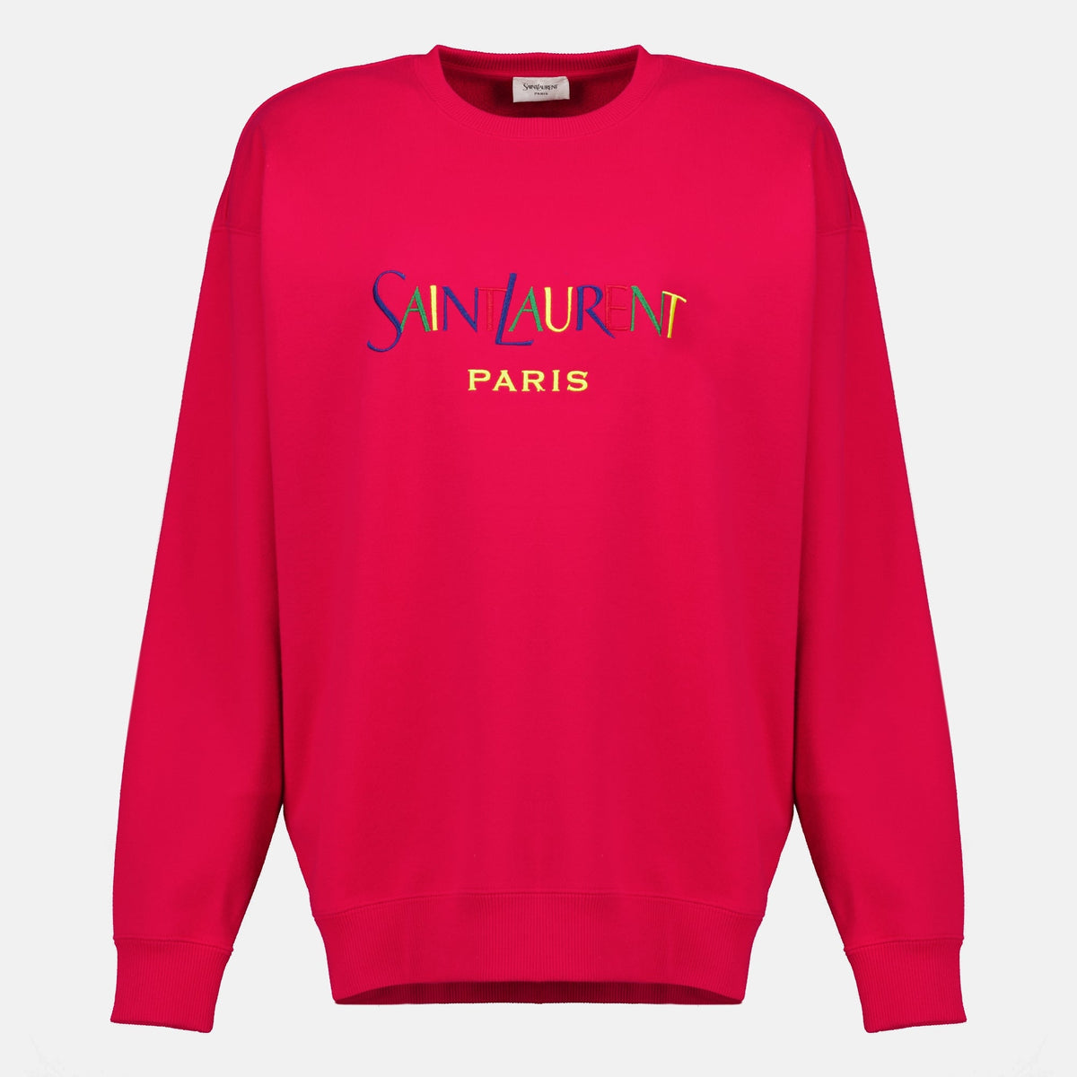 Pink Cotton Fleece Sweatshirt