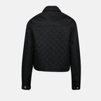 Image du blouson matelassé en diamant de Versace pour femmes - Saison Printemps-Été 2025 - Vue détail produit 1