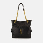 Image du sac à provisions Jamie par Saint Laurent pour femmes - Saison Automne-Hiver 2025 - Vue de face