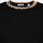 Burberry sweater, check wool sweater, men's knitwear, designer pullover, luxury fashion